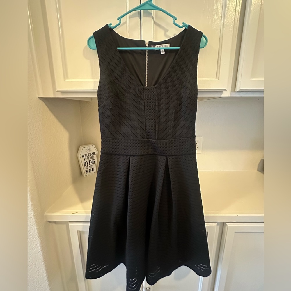 Jennifer Lopez JLo Black Cocktail Dress - Zipper Back - Size 10